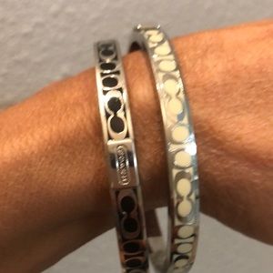 Pair of Coach bangles slip on no flaws